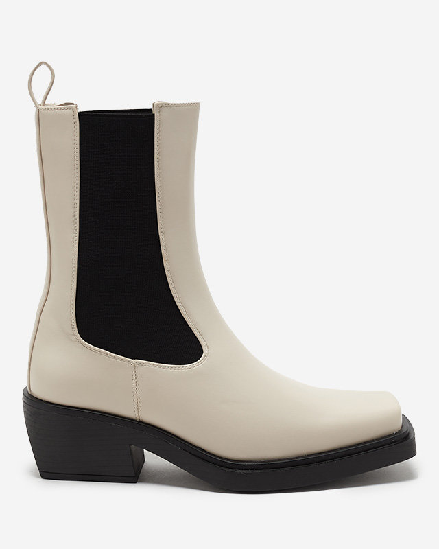 Бежевые женские сапоги Darran