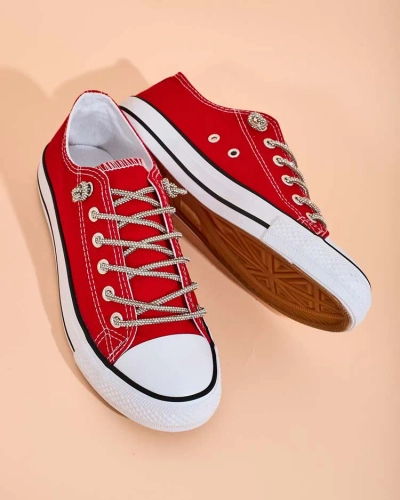 Royalfashion Women's sneakers with decorative laces Timi