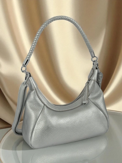 Royalfashion Small Women's Eco-Leather Handbag with Decorative Strap Lacquea