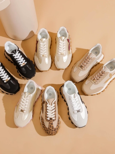 Royalfashion Sieviešu sporta sneakers uz biezākas zoles Aloqa