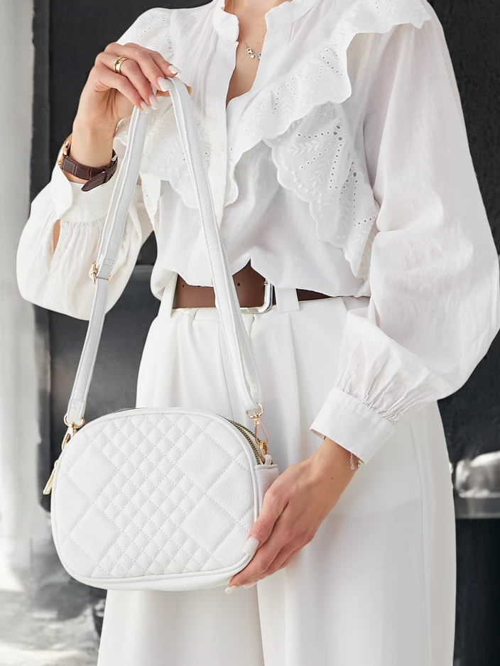 Royalfashion Mazs ovāls sieviešu rokassomiņa, izgatavota no ekomateriāla