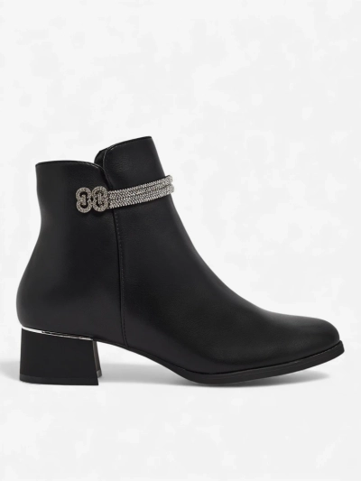 Women's Ankle Boots with Cubic Zirconia Qurette