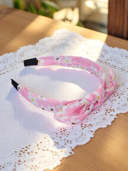 Royalfashion matu lenta ar bantīti Florinka ziedos