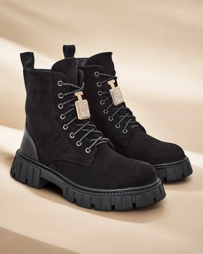 Royalfashion Eco velvets sieviešu zābaki darbinieks Edvines