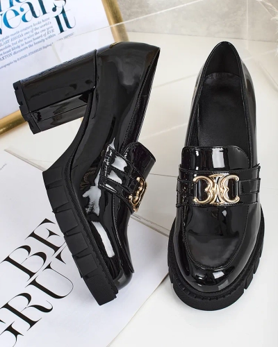 Royalfashion Elegant women's moccasins on a post Jozii