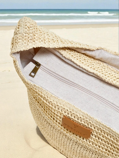 Royalfashion Large Straw Women's Bag Marella Natura