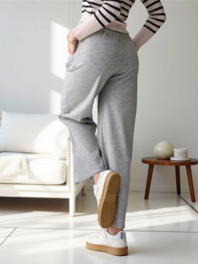 Royalfashion Women's Wide Woven Sweatpants