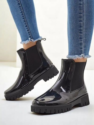 Royalfashion Лакированные женские резиновые сапоги EriEri