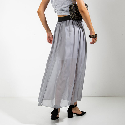 Серая женская юбка