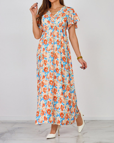 Royalfashion Women's floral midi dress