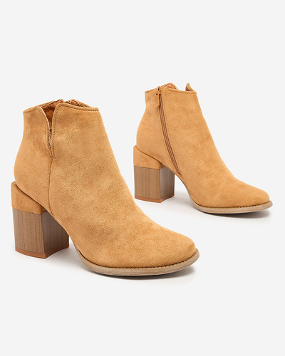 Royalfashion Camel women's Teascir stiletto boots