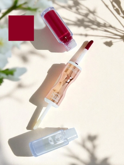 Lipstick and Clear Lip Gloss 2-in-1 Ruby Woo