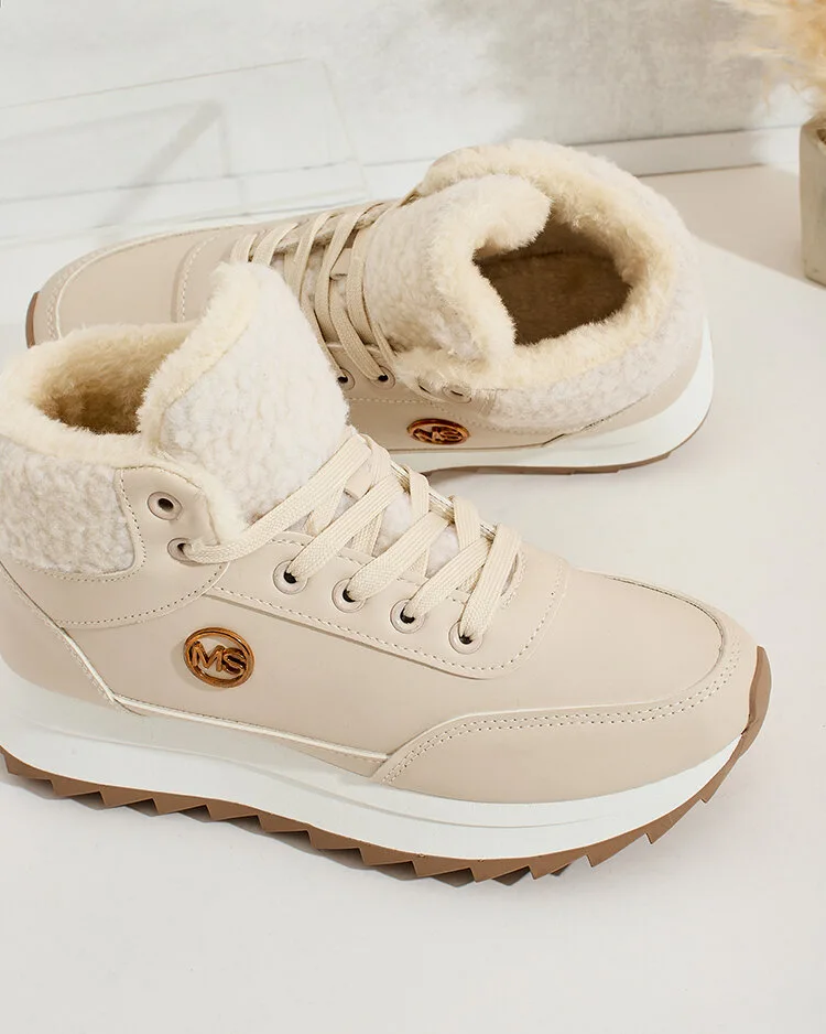 Royalfashion Женские утепленные кроссовки с мехом Frozit