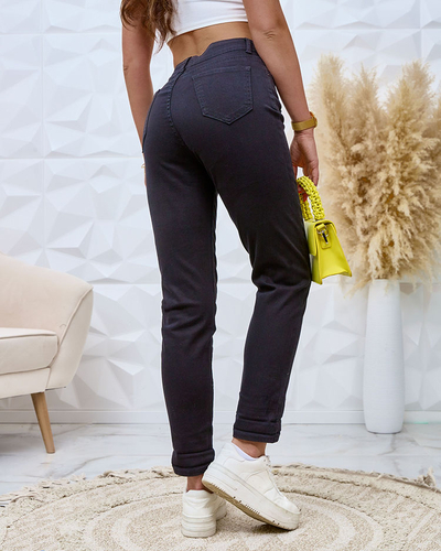Royalfashion Women's mom jeans pants