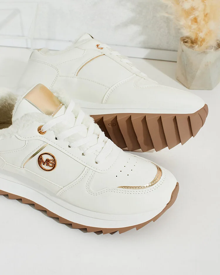 Royalfashion Siltas sieviešu kedas ar kažokādu Boris