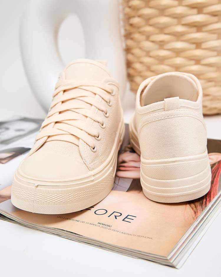 Royalfashion Sieviešu klasiskās mežģīņu kedas Seleas