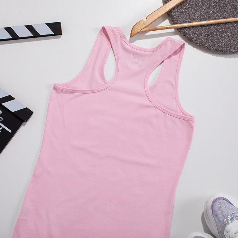 Women's Pink Strappy Top - Clothing