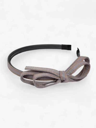 Royalfashion Galvas stīpa ar banti Džinsa stilā