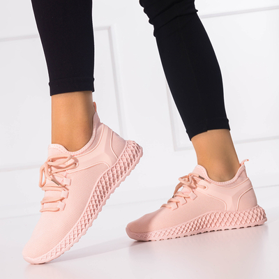 OUTLET Light pink Modika women's sports shoes - Footwear