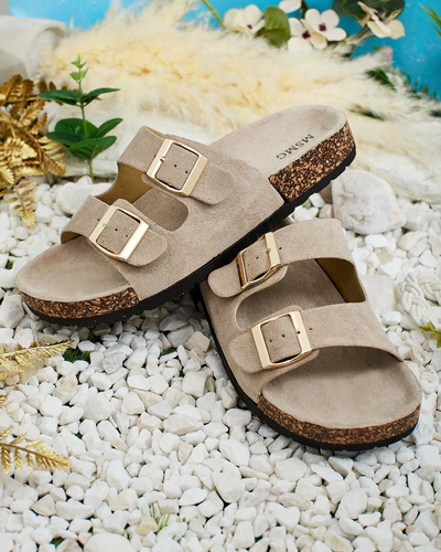 Royalfashion Sieviešu čības ar sprādzēm Foumy