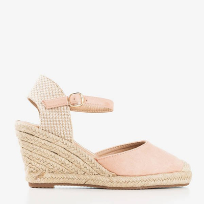 Powder wedge sandals a'la espadrilles Tidem - Shoes