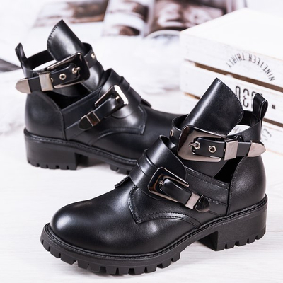 Black flat heels Loca - Shoes 1