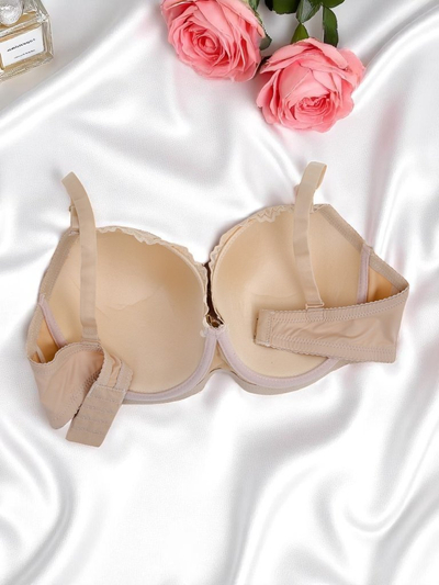 Royalfashion Women's padded bra with lace Elegance Lace