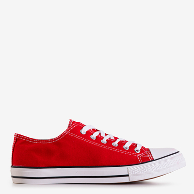 Lucan men's red sneakers - Footwear