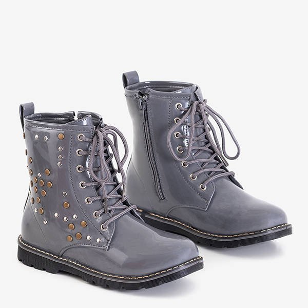 Pelēki lakotas bērnu somas Isibeal - Apavi