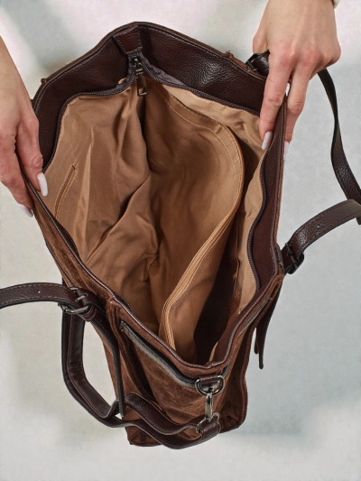 Women's shopper bag eco suede Daville