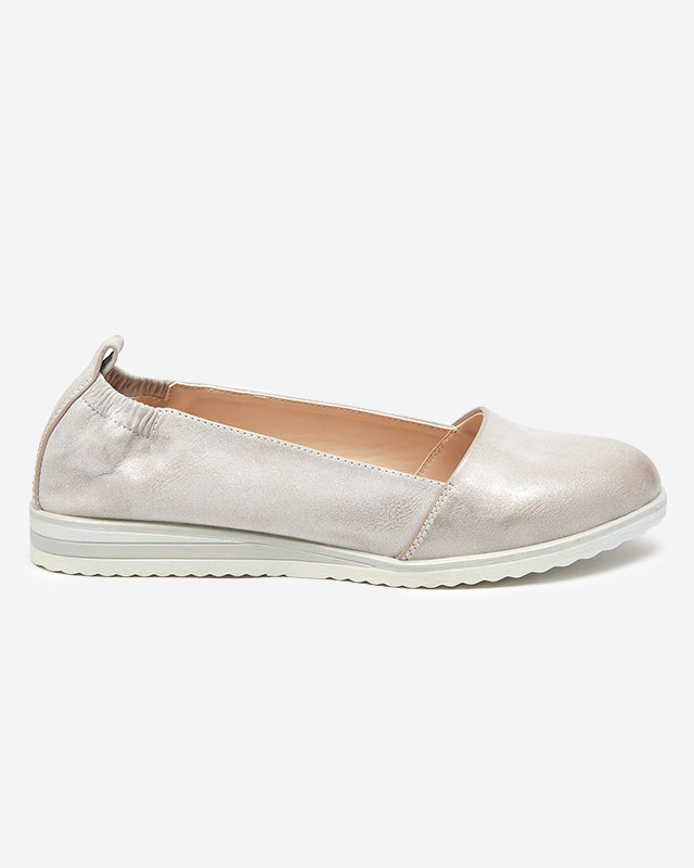 Silver Asya ballerinas - Shoes