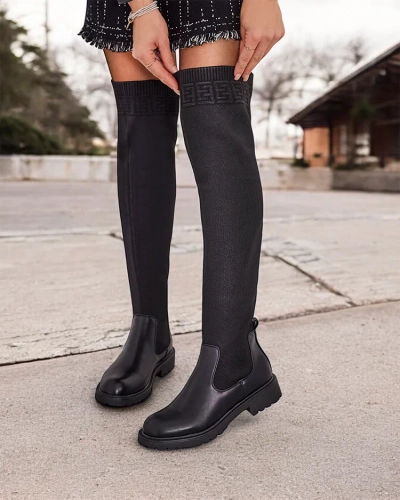 Royalfashion Women's slip-on boots Bifonus