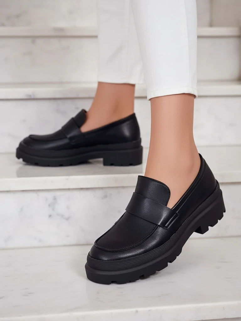 Elegante Nero – Pantofi de damă din piele ecologică