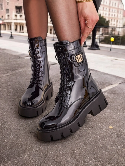 Royalfashion Sieviešu darba apavu ķēdas zābaki Milloze