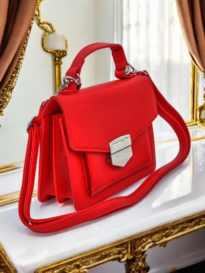 Royalfashion Women's Envelope Handbag with Handle Amalthea Avorio