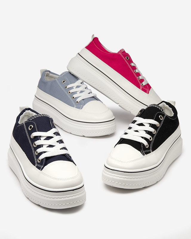 Fuksijas sieviešu kedas uz platformas Veritar - Apavi