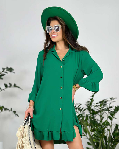 Royalfashion Women's oversize dress with frill