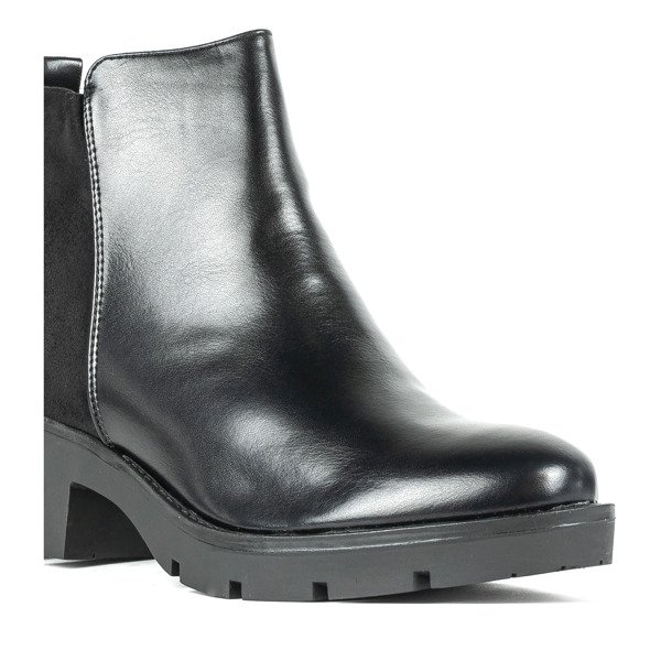 Aprilia black flat ankle boots - Footwear