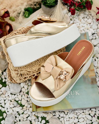 Royalfashion Sieviešu Dalimes Flip Flops par Kotur