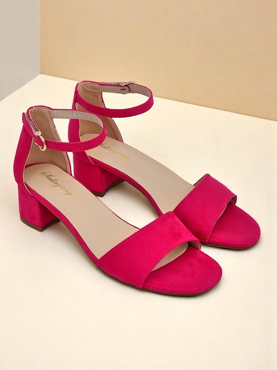 Royalfashion Women's SoftHeels Low Heel Sandals