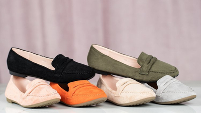 Pink moccasins with round toe Francis - Footwear 1