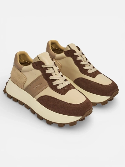 Naterre women's sports sneakers made of natural leather