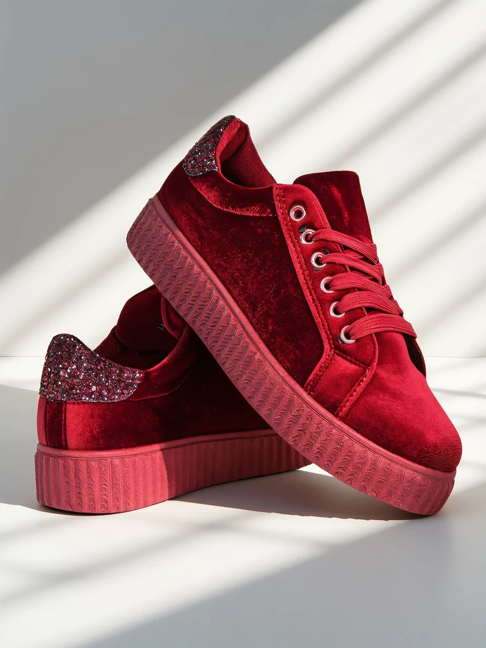 Royalfashion Women's Sneakers a'la Velvet Mixose