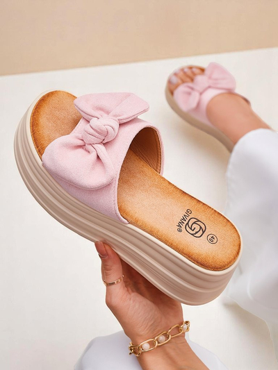 Royal Fashion Women's Platform Slides Givan