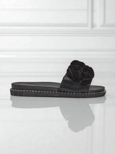 Royalfashion sieviešu plakanās zoles iešļūcenes Flora Verde