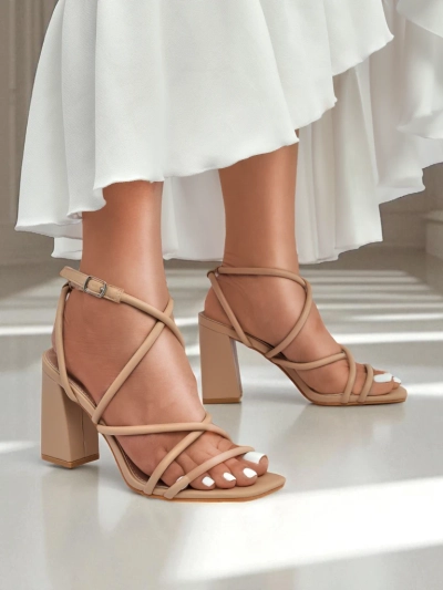 Royalfashion Women's block heel sandals Elysia