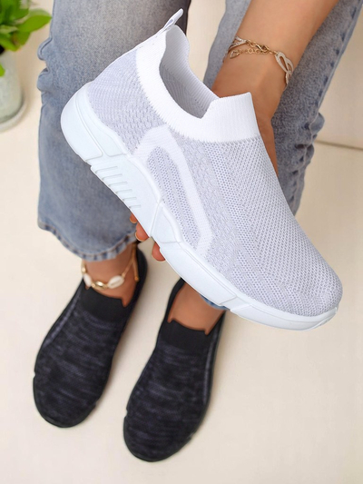 Royalfashion Women's slip-on fabric sports shoes Vena