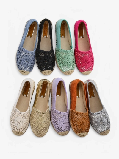 Royalfashion Sieviešu perforētās espadrilles Verela