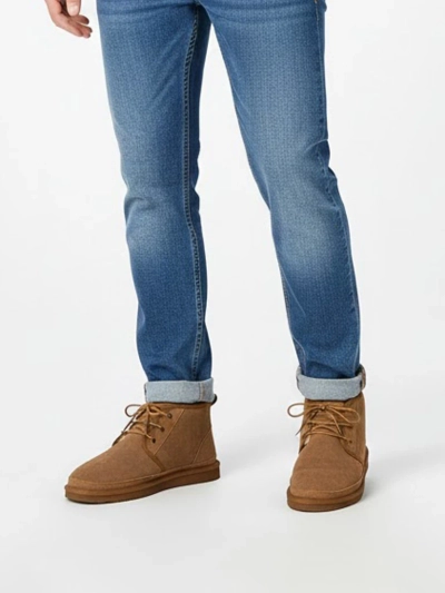 Botki Mięskie Luna Brązowy Skórzany Casualowy Zima