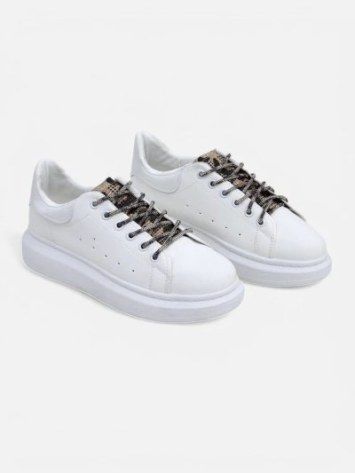 Lalla Bianca: Elegant Women's Platform Sneakers